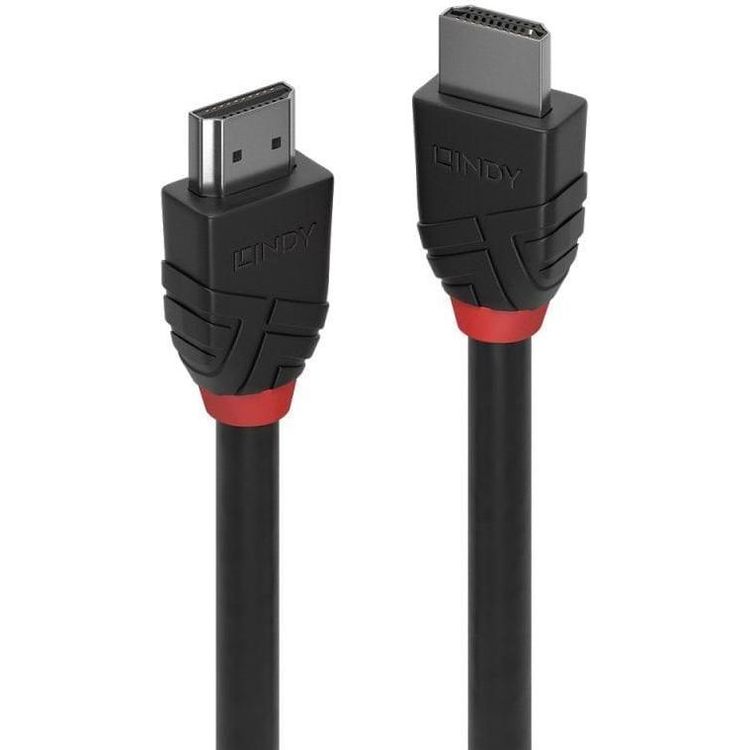 Tootefoto - Lindy 10m 8K HDMI 2.1 Kabel Schwarz 48Gbit/s 60Hz Goldkontakte CCS