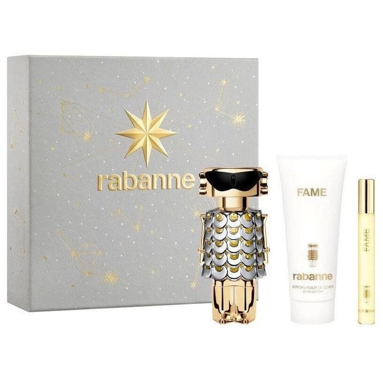 Tootefoto - Paco Rabanne Fame parf misprei komplekt 80 ml + kehakreem 100 ml + parf misprei 10 ml