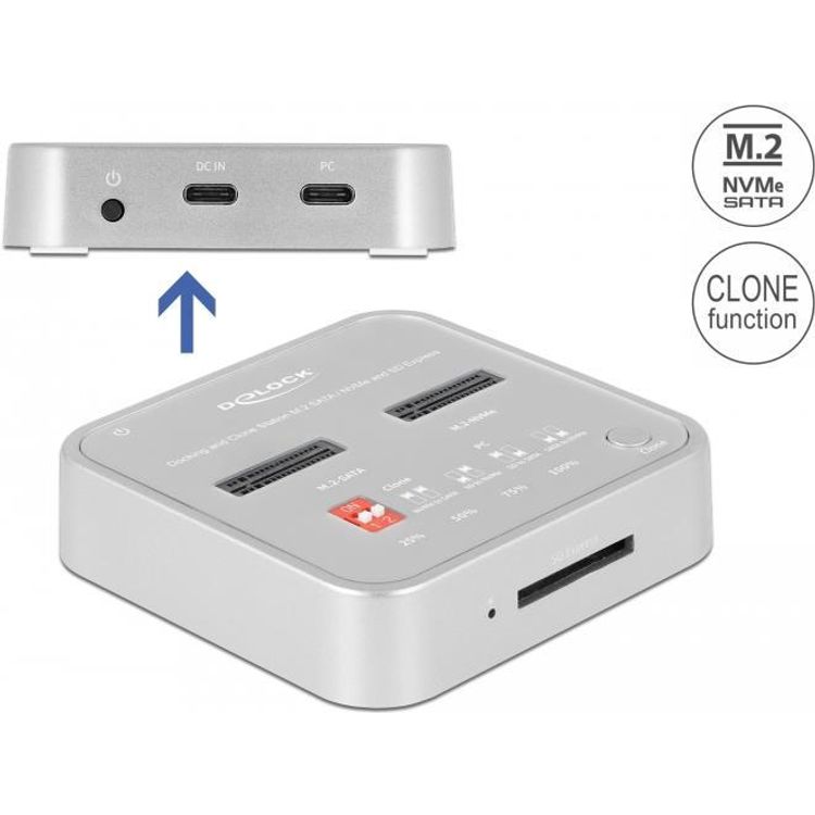 Tootefoto - DeLOCK 64138 HDD/SSD dokkimisjaam H be