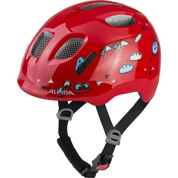 Tootefoto - Kask rowerowy ALPINA XIMO 2 RED SMILE GLOSS 49-54