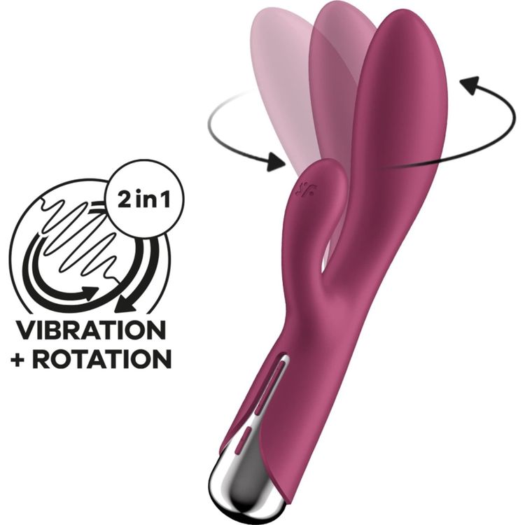 Tootefoto - Satisfyer Spinning Rabbit 1 Red