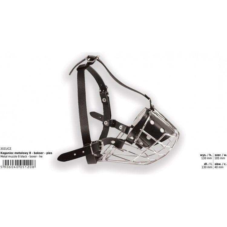 Tootefoto - Dino Metal muzzle - 8 Boxer Dog