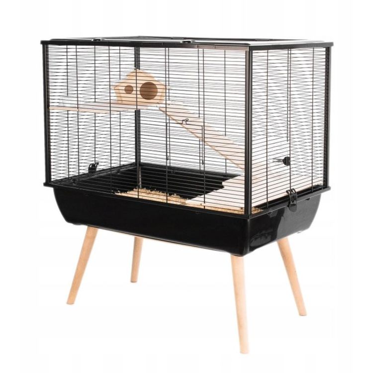 Tootefoto - Zolux Cage Neo Silta black small rodents H58