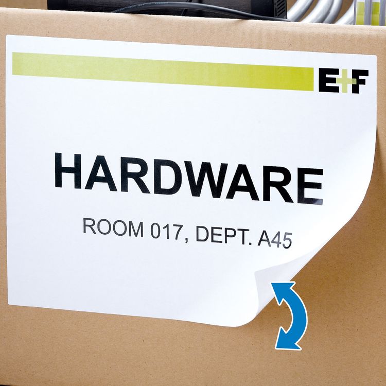 Tootefoto - HERMA 10020 printerim rgis Valge Iseliimuv printerisilt