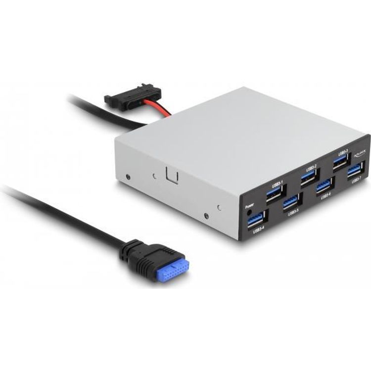 Tootefoto - Delock 3.5" USB 5 Gbps Front Panel 7 x USB Typ-A (64207)