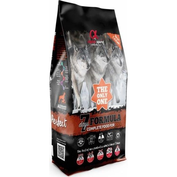 Tootefoto - Alpha Spirit 8436586310318 kuivtoit koerale 12 kg T iskasvanu