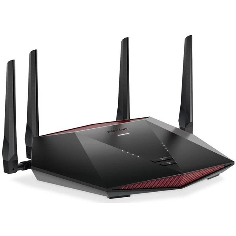 Tootefoto - Netgear XR1000 Nighthawk WiFi 6 Gaming Router juhtmevaba ruuter Gigabit Ethernet Kaks sagedusala (2,4 GHz / 5 GHz) Must