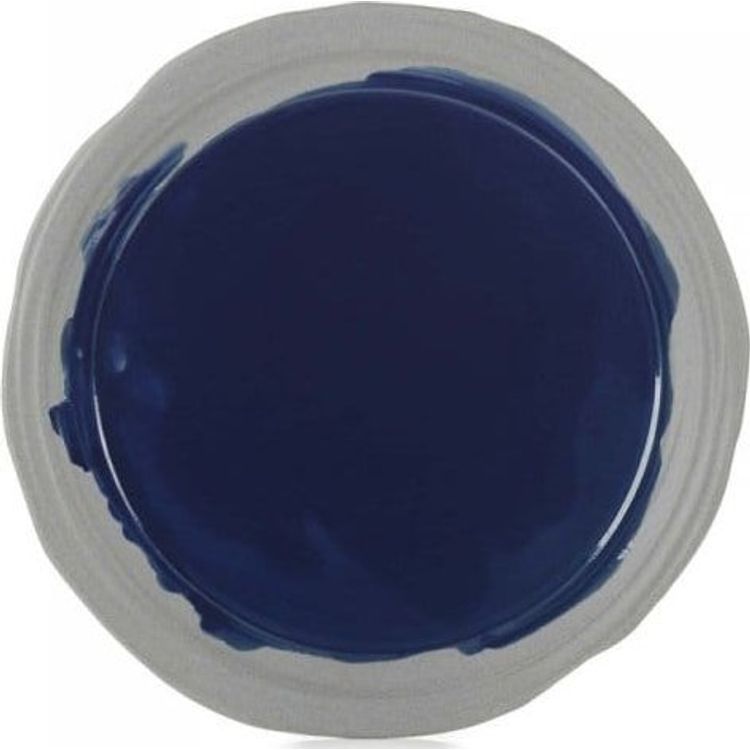 Tootefoto - No.W Talerz p aski 28,5 cm niebieski