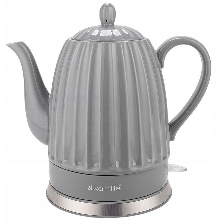 Tootefoto - CZAJNIK CERAMICZNY 1734 SZARY 1.5 L 1500 W