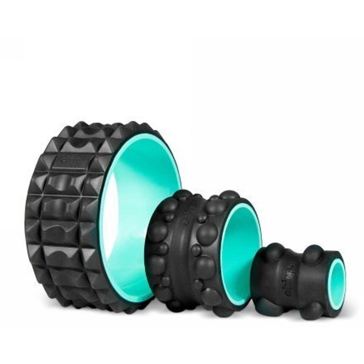 Tootefoto - Chirp Wheel XR 3 pk 4" 6" 10" - 3-st naastudega rattast koosnev komplekt massaa iks, treeninguks, venituseks, taastusraviks 4", 6", 10" (3 tk)