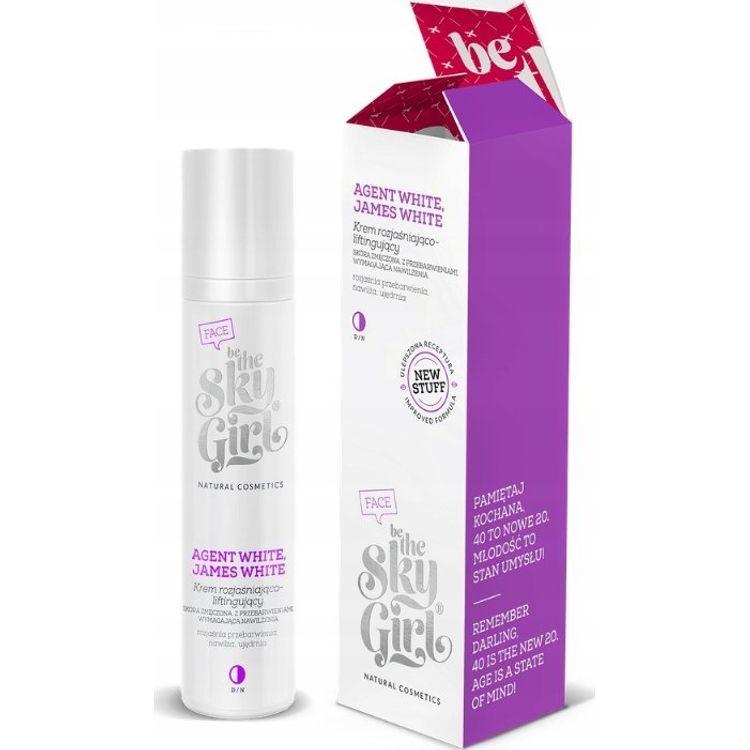 Tootefoto - BE THE SKY GIRL_N gu kirgastav ja t stev kreem Agent White, James White 50ml