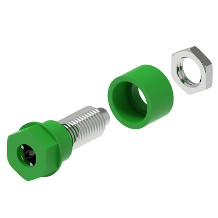 Tootefoto - Electro Pjp 3230-C-Cd1-V Jack Socket Pin Diameter: 4 Mm Green 1 Pc(S)