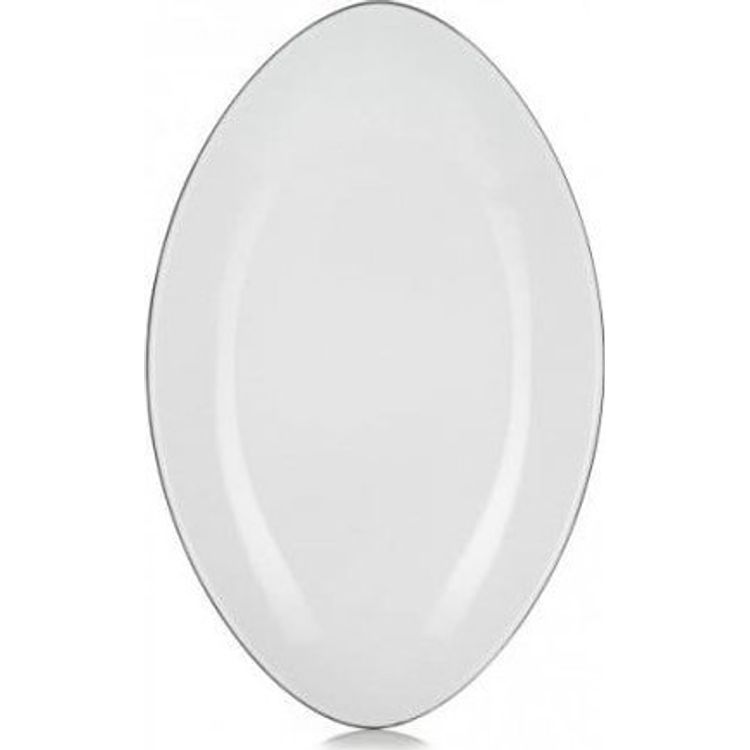 Tootefoto - Talerz owalny Equinoxe bia y 35x22 cm