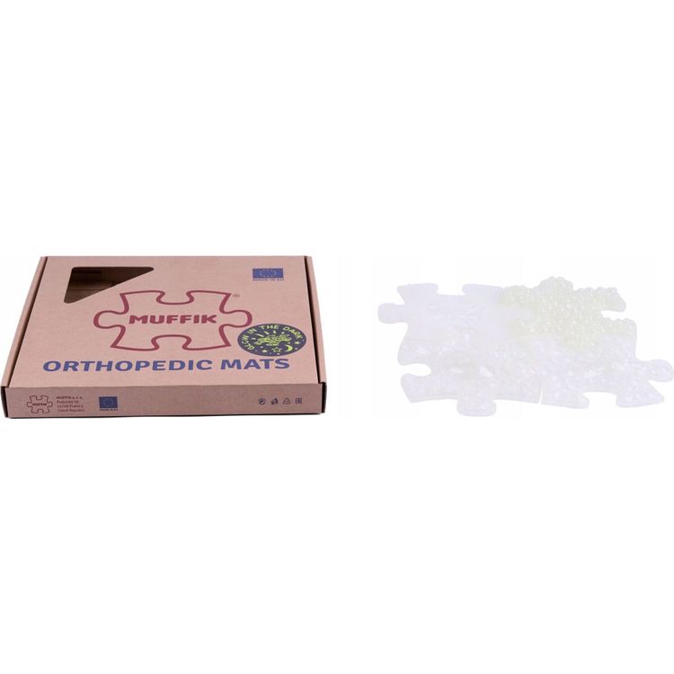 Tootefoto - Mata Sensoryczna Ortopedyczna ZESTAW WIEC CY 4w1 4 PUZZLE SENSORYKA MUFFIK / MFK-096