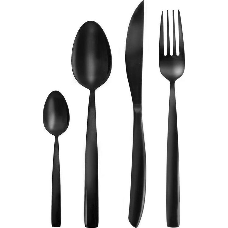Tootefoto - Orion Cutlery BLACK Black Luxury s giriistade komplekt 24 tk. universaalne