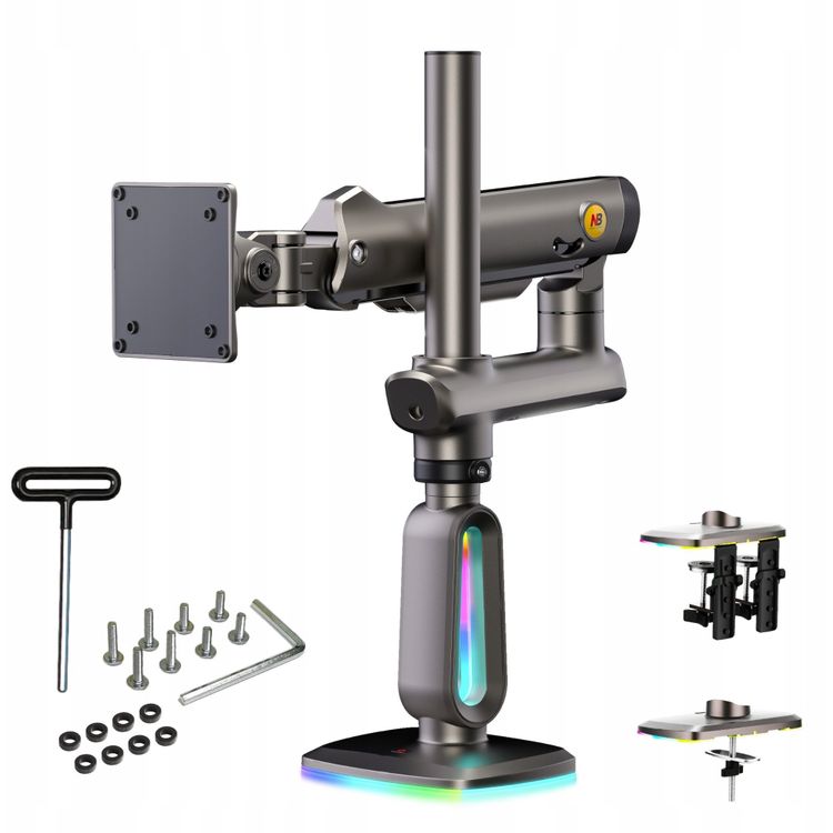 Tootefoto - F7-G RGB taustvalgustus Tugev m ngulauakinnitus suurtele 32 60-tollistele monitoridele
