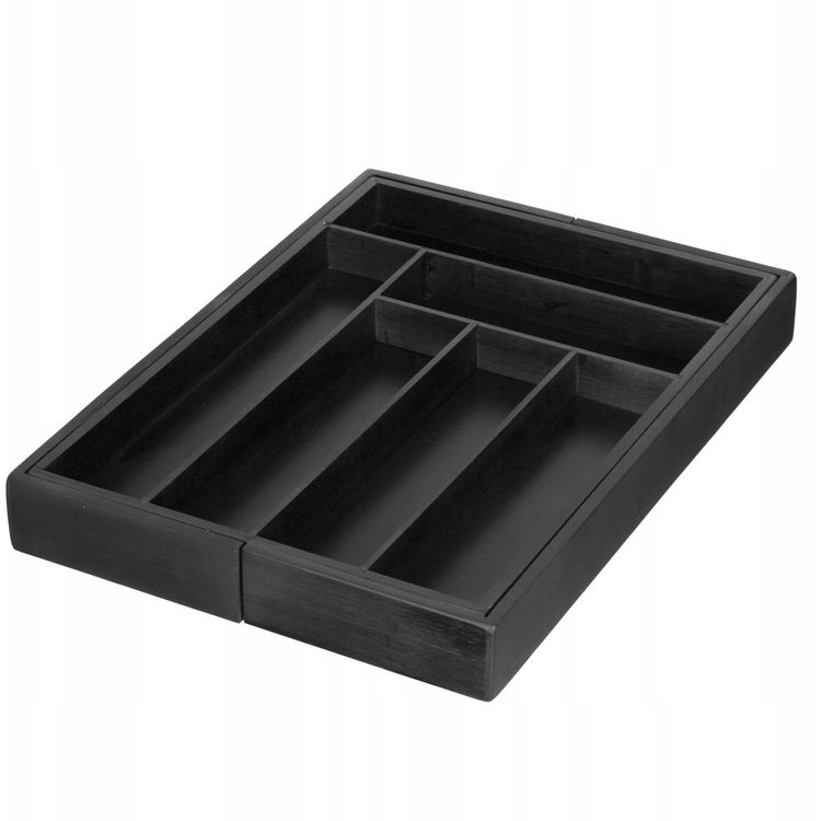 Tootefoto - Brunbeste siset kk s giriistade sahtli jaoks, bambus, v ljat mmatava sahtli korraldaja, must BRUNBESTE BB-3801