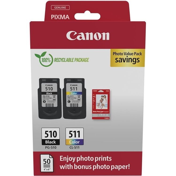 Tootefoto - CANON PG-510/CL-511 Ink Cartridge PVP