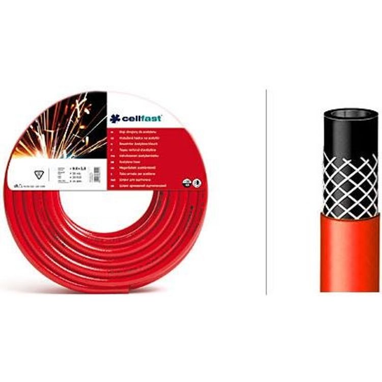 Tootefoto - CF. ACETYLENE HOSE 9,0x3,0 60mb PL "A"