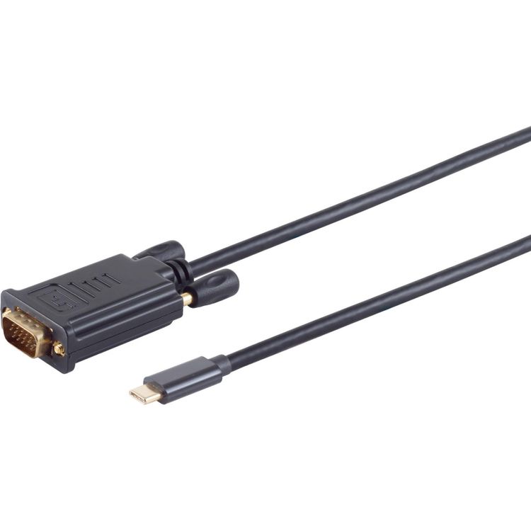 Tootefoto - shiverpeaks C-Stecker auf VGA Stecker 1.0m 10-59025 - Kabel - Digital/Daten USB Kabel 1 m (10-59025)