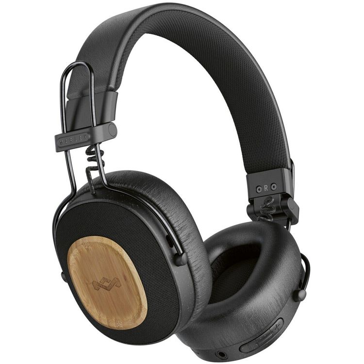 Tootefoto - House of Marley Positive Vibration Riddim Signature Black Wireless On-ear headphones