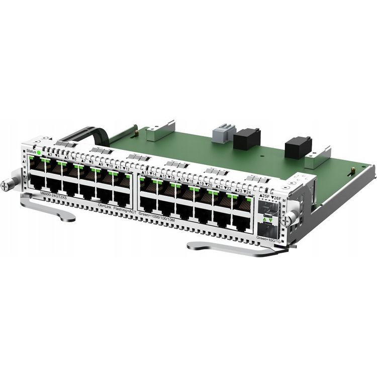 Tootefoto - Reyee hallatav Reyee moodul | L3 | 24 1 Gbit porti + 2 Uplink SFP+ LC 10 Gbit porti | Modulaarl liti RG-NBS6002 jaoks