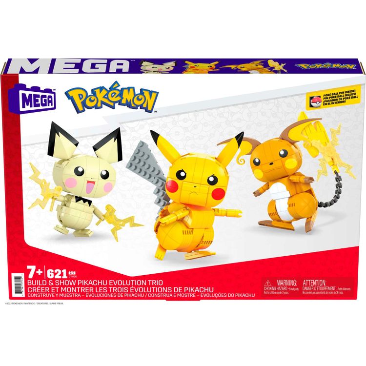 Tootefoto - MEGA CONSTRUX Pokemon Pikachu Trio 3-pack GYH06 /4