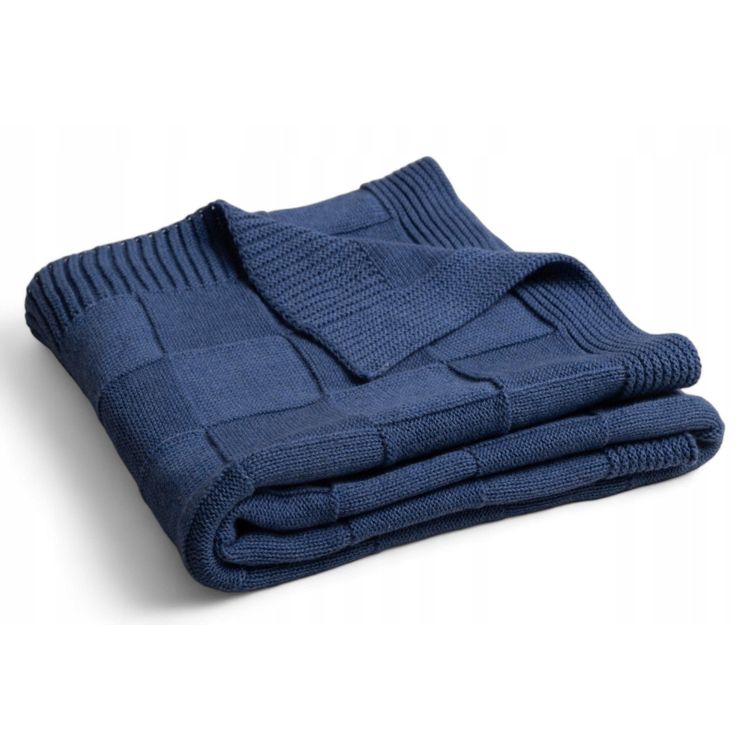 Tootefoto - Ruudukontrollide tekk puuvillaga 80x100