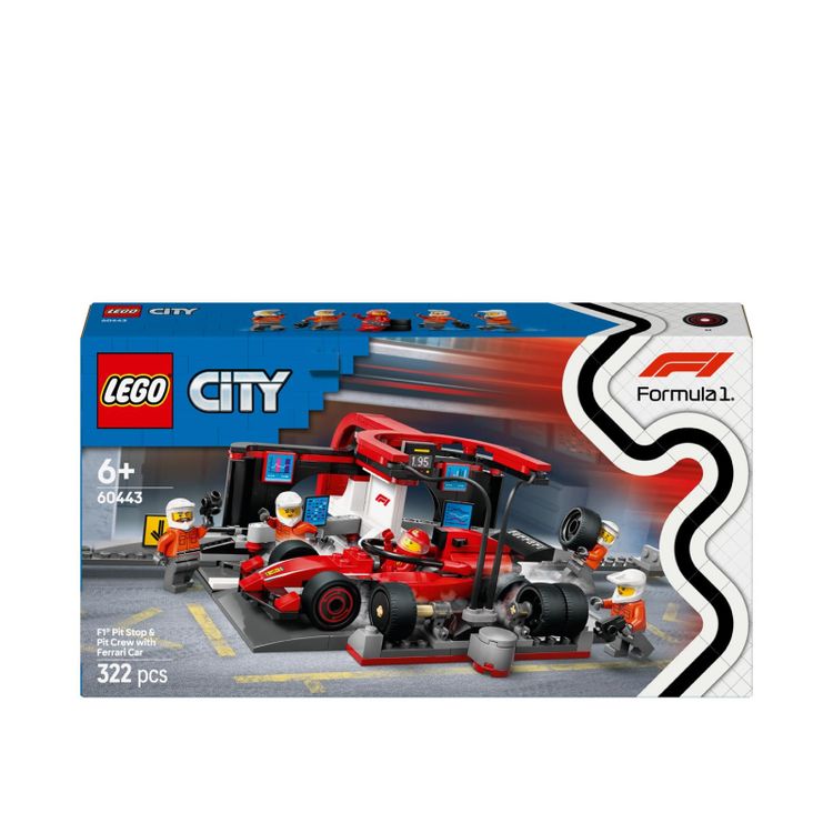 Tootefoto - LEGO City 60443 Pit-Stop with Ferrari
