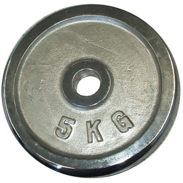 Tootefoto - Kroomplaadi laadimine GRYF -i treeninguks Kubisport 5 kg 25 mm