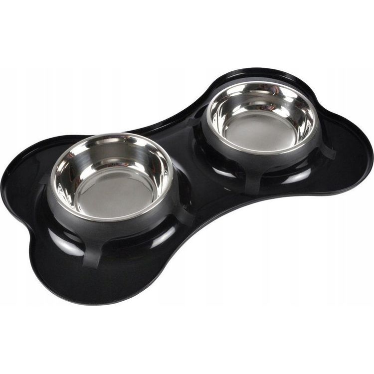 Tootefoto - Kerbl Kahekordne luukujuline koerakauss, roostevaba teras, 14 cm, must