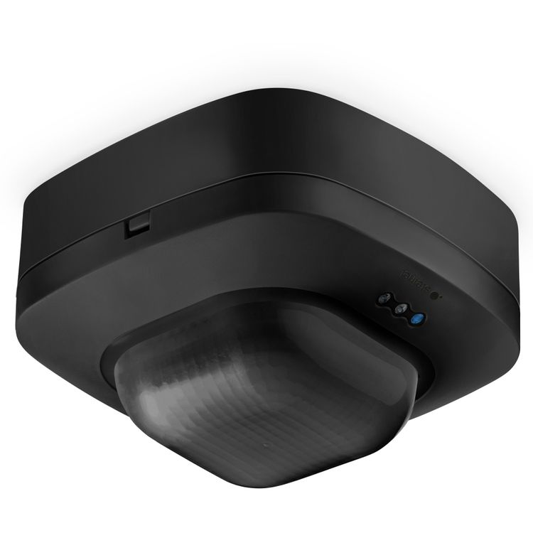 Tootefoto - Steinel IR Quattro HD 24m COM1 kohaloleku ja h maruse andur, pinnale paigaldatav, IP20, kandiline, must