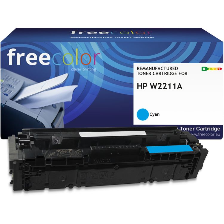 Tootefoto - Freecolor Toner HP W2211A cyan mit chip 1250p kompatibel