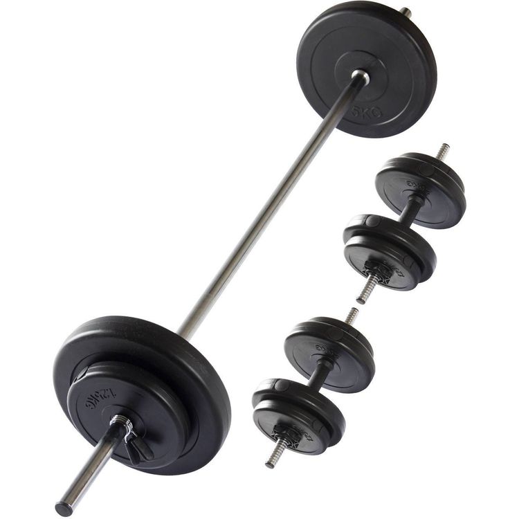 Tootefoto - VIRTUFIT ZESTAW HANTLI REGULOWANYCH Z GRYFEM CZ CYM 30,5 KG