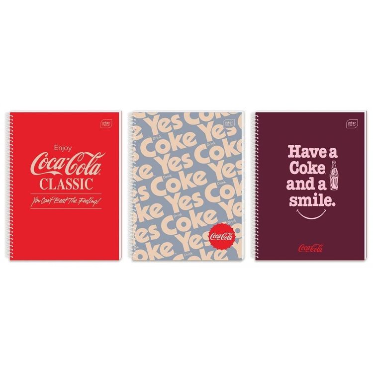 Tootefoto - Ko ozeszyt A4/100K kratka M Hybrid Coca Cola (5szt