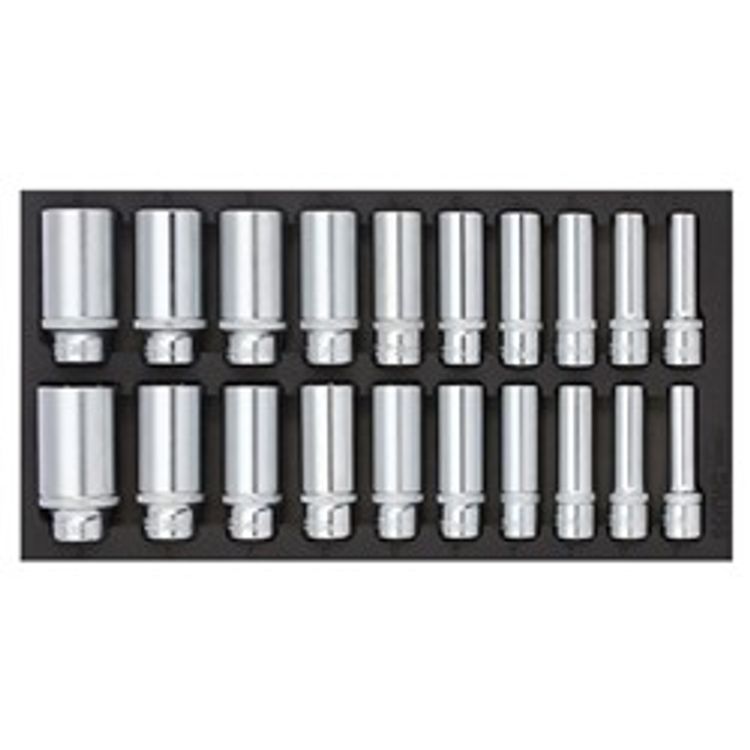 Tootefoto - Komplekt t riistak ru jaoks, 1/2, t riistakomplekt, 20 szt., sisealuse m t: 190x370 mm