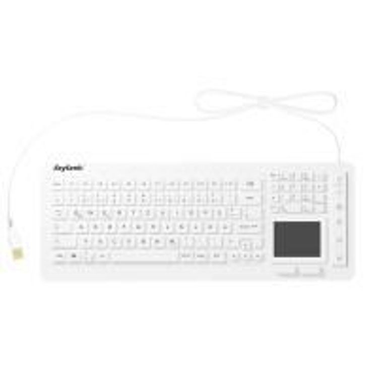 Tootefoto - KeySonic KSK-6231 INEL klaviatuur USB QWERTZ Saksa keel Valge