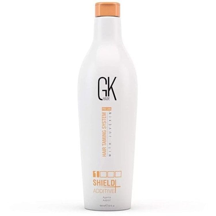 Tootefoto - GK HAIR (Global Keratin) globaalne keratiin, kaitselisand, juukse ampoon ja -palsam 2- hes, parandav ja tugevdav, 650 ml naistele