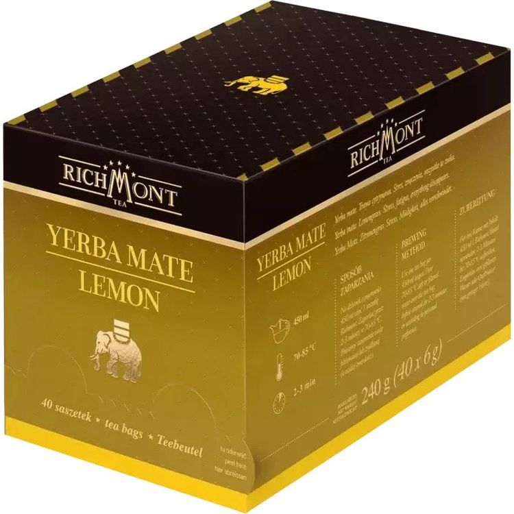 Tootefoto - Richmont Yerba Mate Lemon taimetee - 40x6g