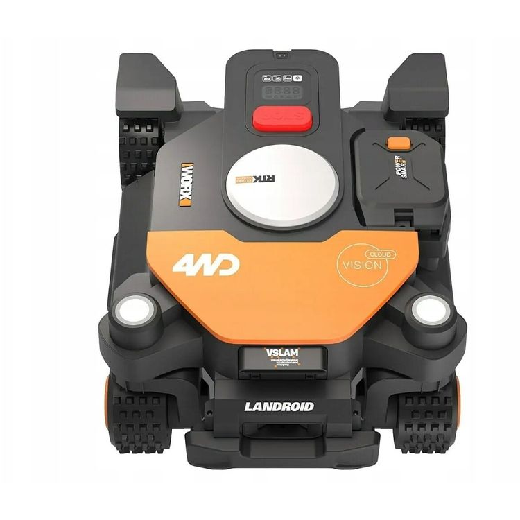 Tootefoto - Worx Landroid Vision Cloud 600m2 4WD stereokaamera, RTK, WR340E