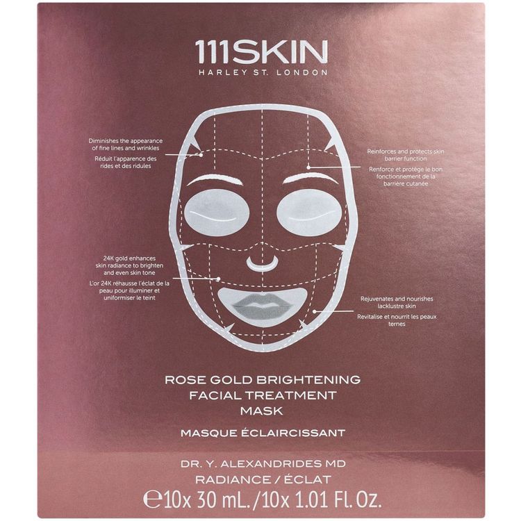 Tootefoto - 111SKIN Rose Gold Brightening Facial Treatment n omask 5x30ml