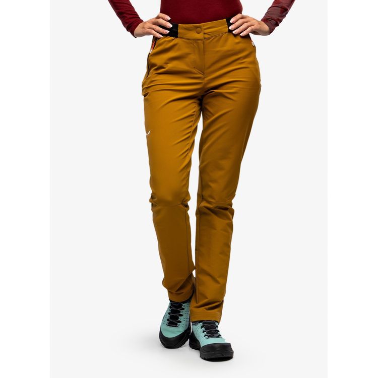 Tootefoto - Spodnie softshell damskie Salewa Pedroc 2 DST Regular Pant - golden brown rozmiar: xs