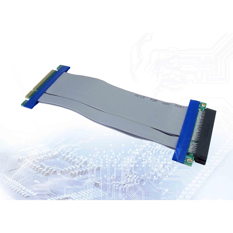 Tootefoto - Inter Tech Riser Card Inter-Tech SLPS068 PCIe x8 flexibel (88885364)