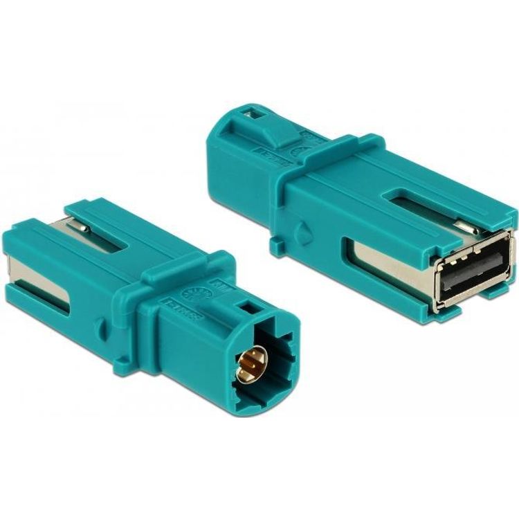 Tootefoto - DeLOCK 89896 kaabli soomuutja HSD USB 2.0 Type-A Sinine