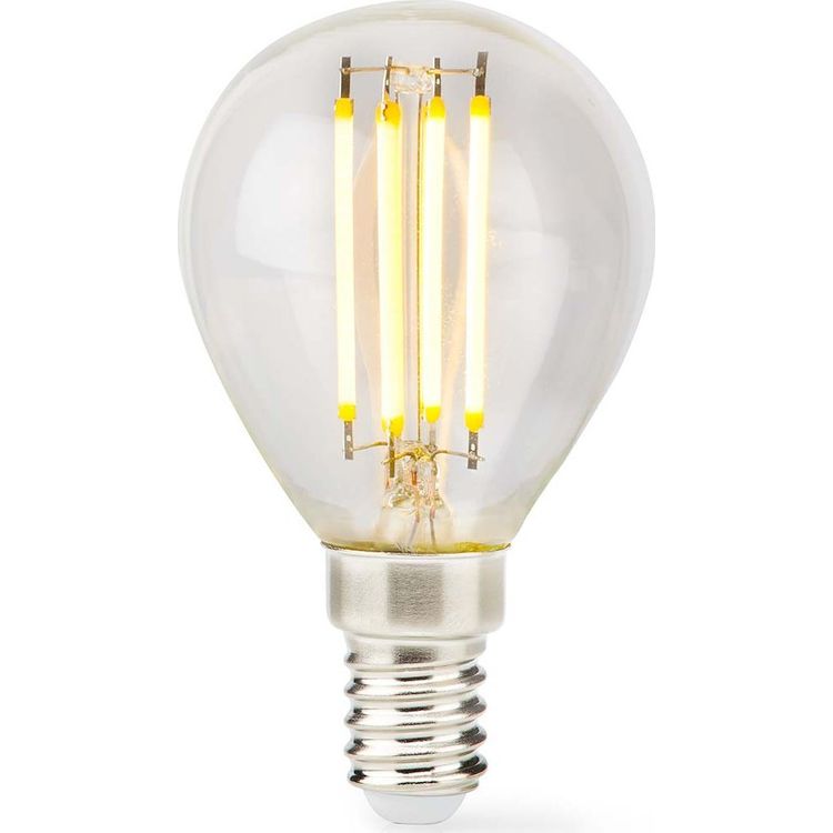 Tootefoto - Nedis Nedis LBFE14G452 lampa LED Ciep e bia e 2700 K 4,5 W E14 F