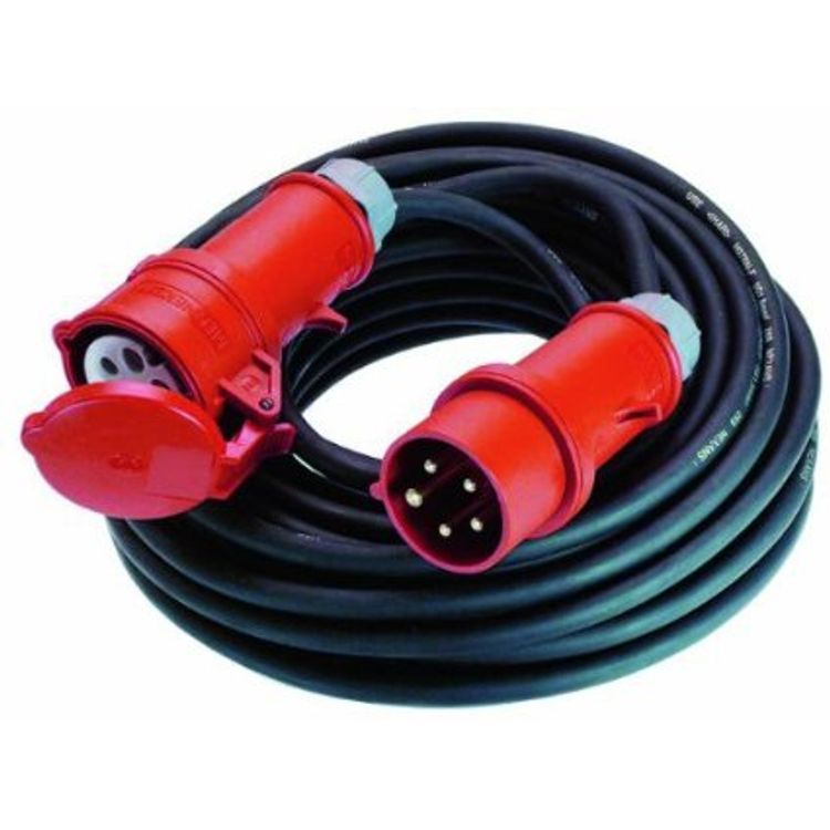 Tootefoto - Bachmann 344.170 pikendusjuhe 5 m 1 vahelduvvoolu kontakt Hoonev line Must