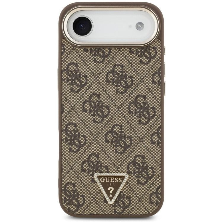 Tootefoto - Case Guess 4G Triangle Logo MagSafe for iPhone Air brown gold