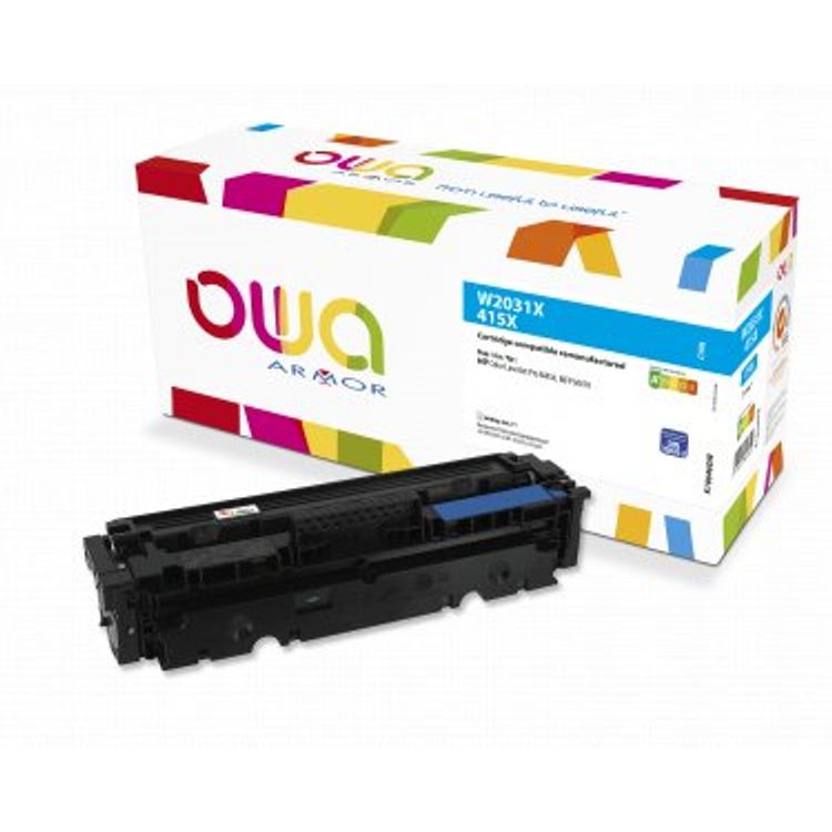 Tootefoto - Armor OWA Toner kompatibel zu HP W2031X cyan 6.000 S. - Wiederaufbereitet - Wiederaufbereitet - Kompatibel (K18974OW)