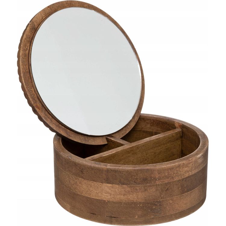 Tootefoto - Atmosphera Puidust peegliga ehtekarp, mmargune