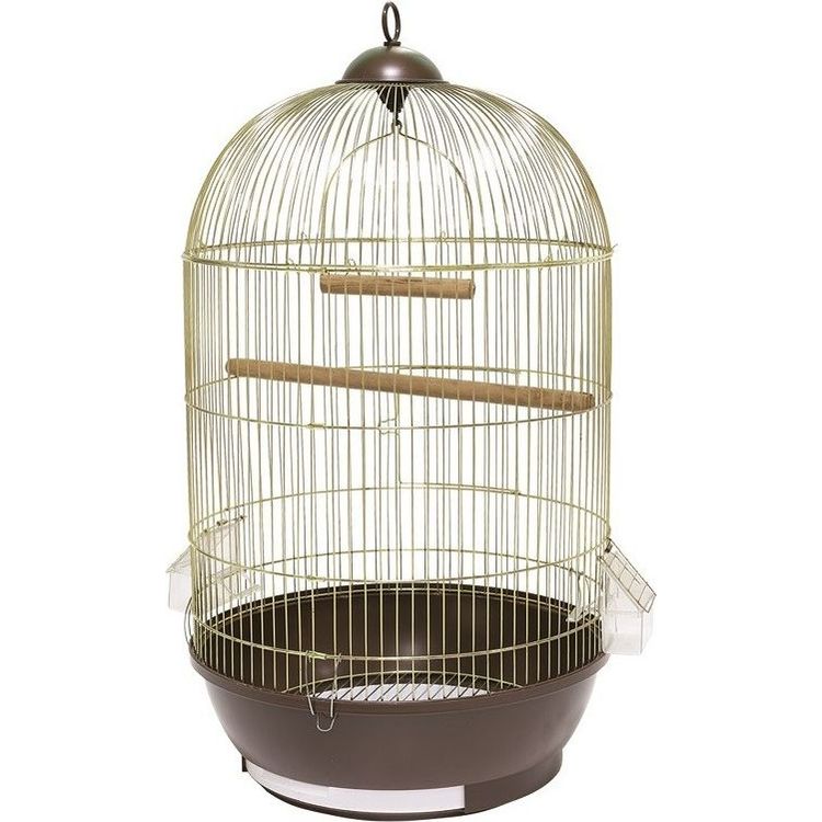 Tootefoto - Panama Pet Panama Pet klatka dla ptak w 40x40x70 cm z oto/br zowa
